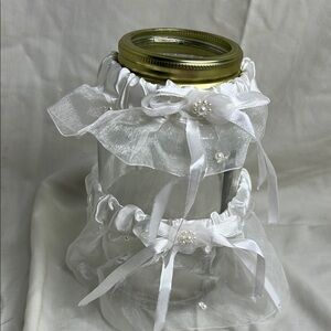 2-Piece Satin with Beading Wedding Garters
